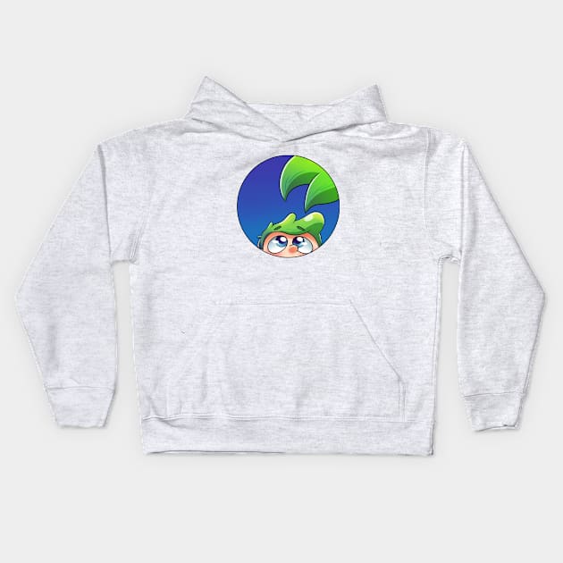 Electric Mermaid Logo Kids Hoodie by Electric Mermaid